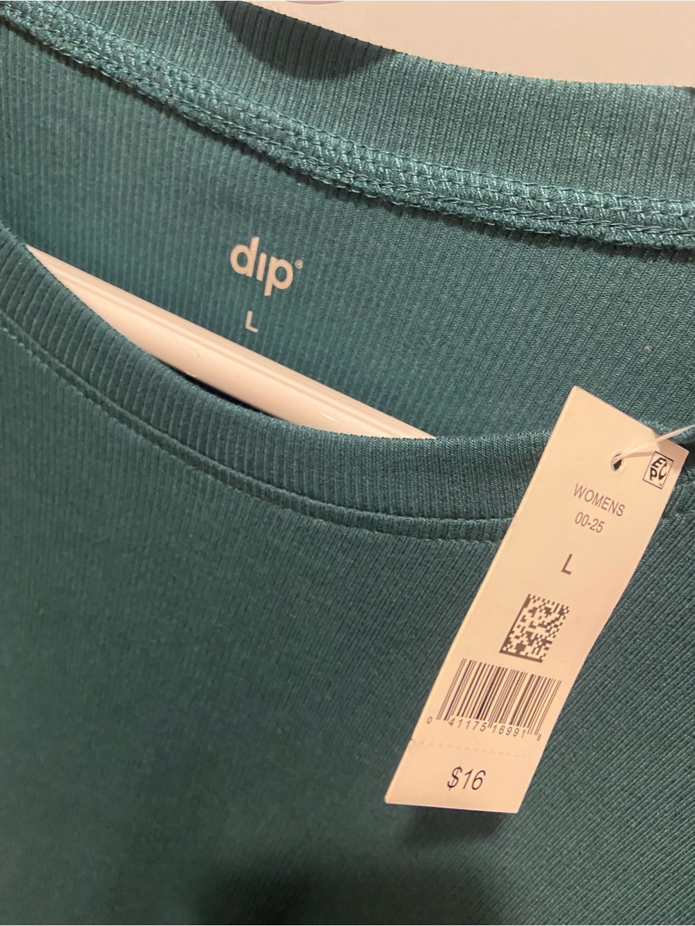 Dip Long-Sleeve Crewneck Top - NWT - Picture 2 of 3